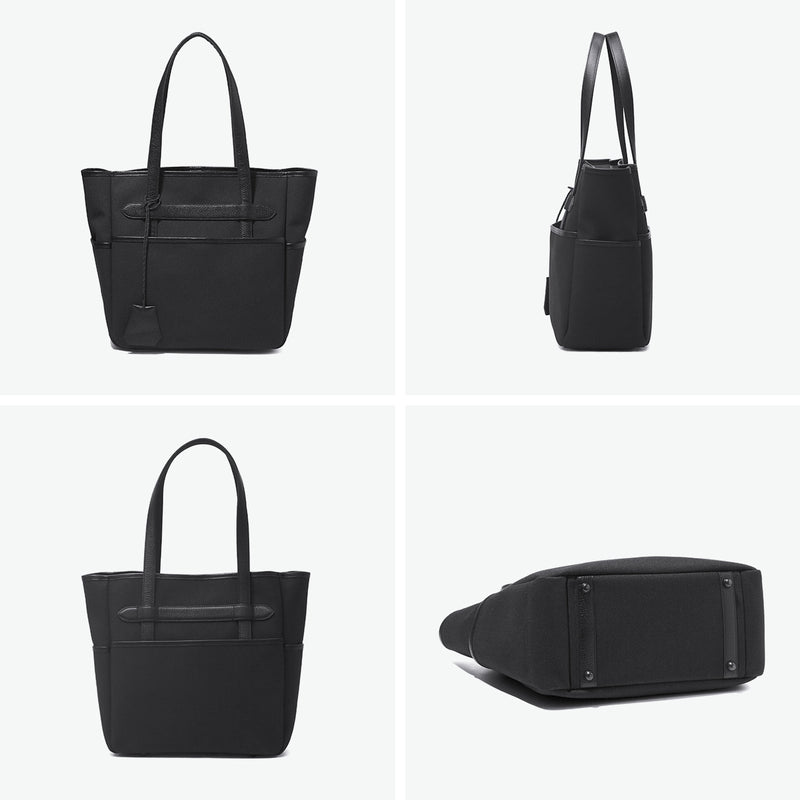 ザソールビスメイドバイフラソリティ トートバッグ メンズ レディース 大きめ A4 キャンバス THE SOLE BIS made by Flathority ビジネス カジュアル 無地 ブランド 自立 撥水 キャンバスレザートートバッグ JOHN