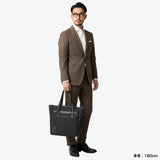 ザソールビスメイドバイフラソリティ トートバッグ メンズ レディース 大きめ A4 キャンバス THE SOLE BIS made by Flathority ビジネス カジュアル 無地 ブランド 自立 撥水 キャンバスレザートートバッグ JOHN