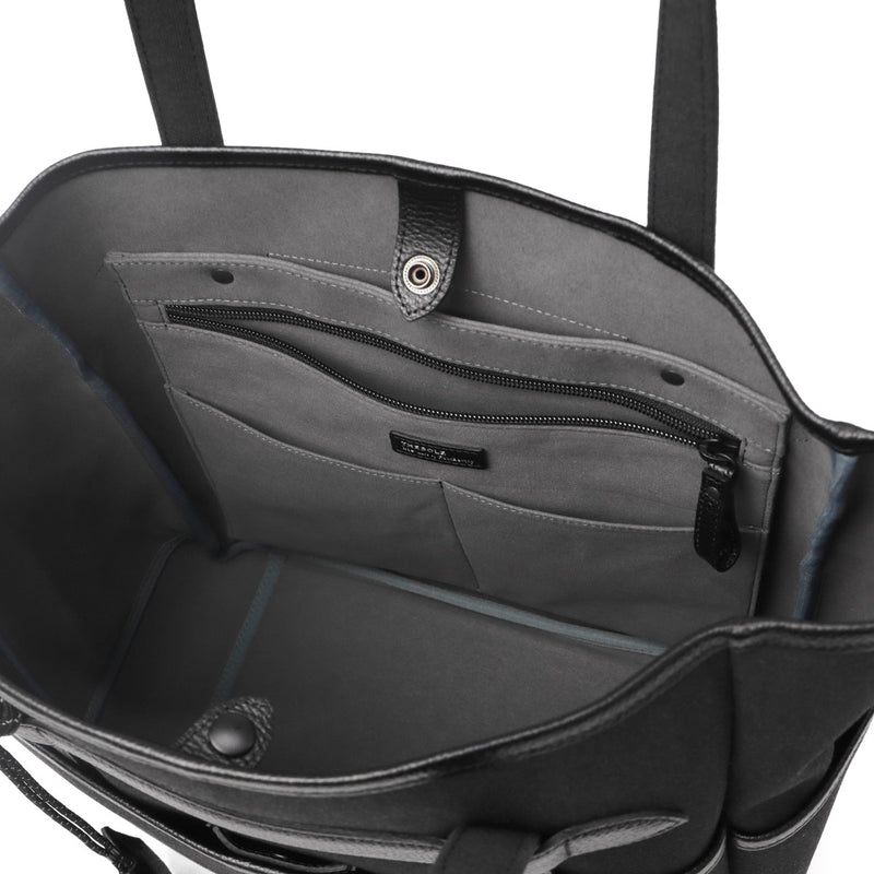 ザソールビスメイドバイフラソリティ トートバッグ メンズ レディース 大きめ A4 キャンバス THE SOLE BIS made by Flathority ビジネス カジュアル 無地 ブランド 自立 撥水 キャンバスレザートートバッグ JOHN