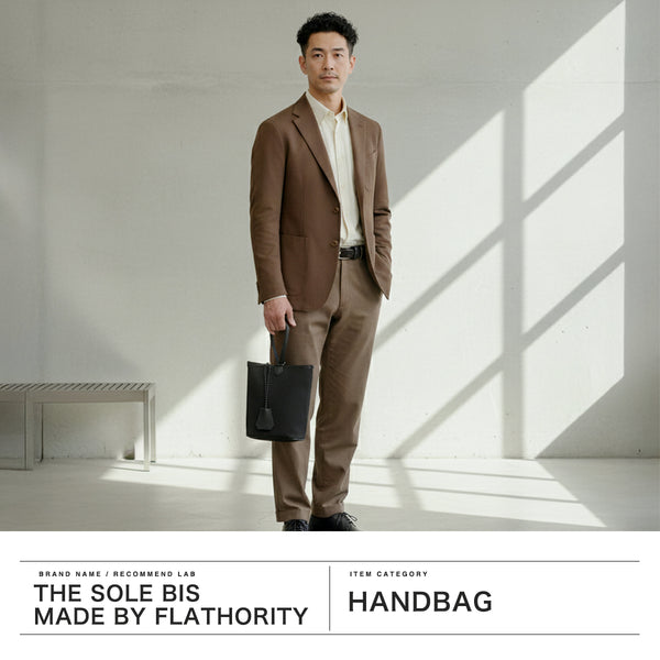 ザソールビスメイドバイフラソリティ トートバッグ メンズ レディース キャンバス THE SOLE BIS made by Flathority ワンハンドルバッグ カジュアル 無地 自立 A5 撥水 キャンバスレザーワンハンドバッグ MICHAEL