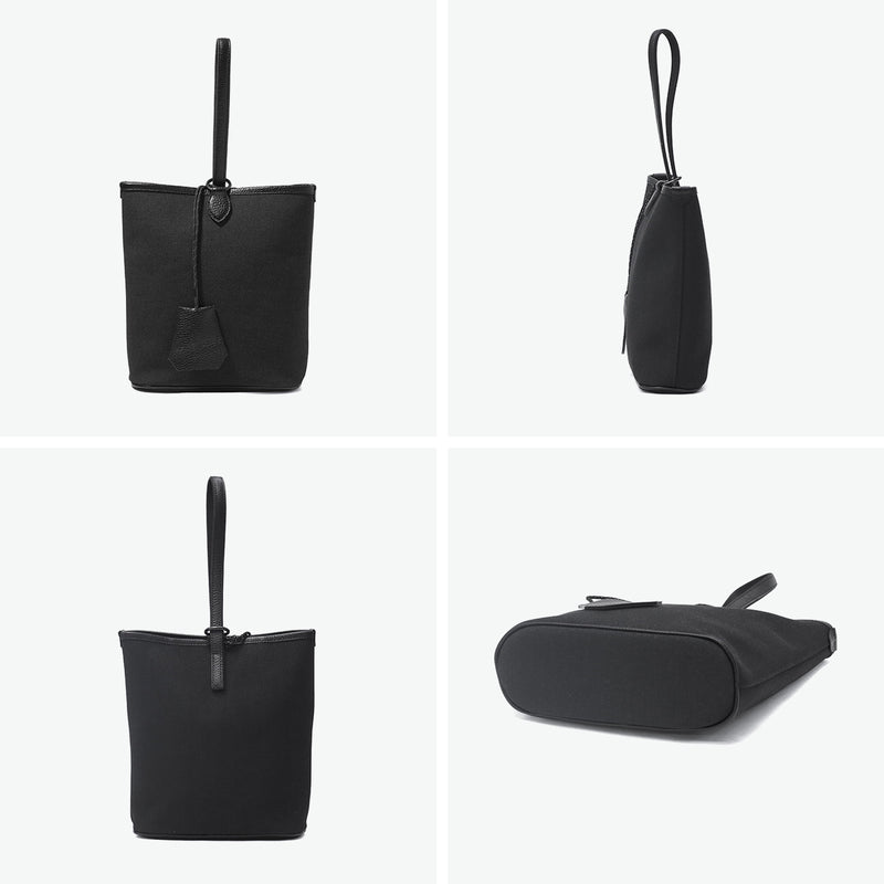 ザソールビスメイドバイフラソリティ トートバッグ メンズ レディース キャンバス THE SOLE BIS made by Flathority ワンハンドルバッグ カジュアル 無地 自立 A5 撥水 キャンバスレザーワンハンドバッグ MICHAEL