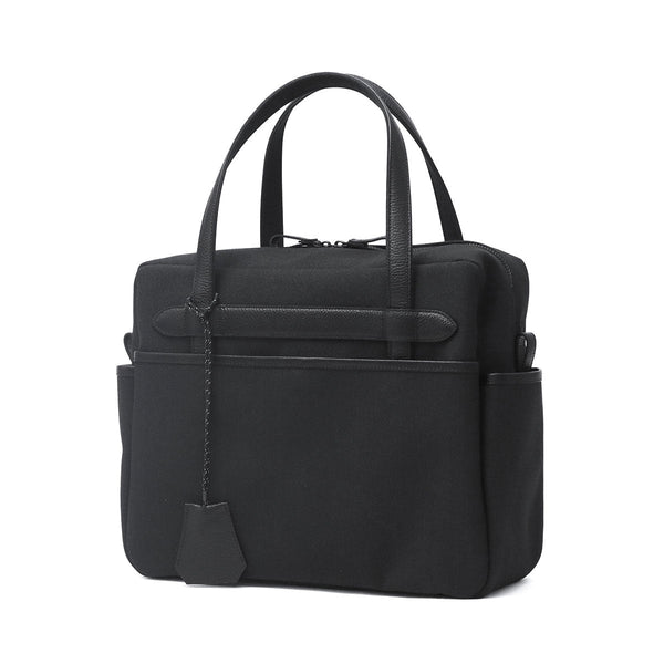 ザソールビスメイドバイフラソリティ ビジネスバッグ メンズ レディース 大容量 THE SOLE BIS made by Flathority 無地 A4 キャンバス 自立 撥水 通勤 ブランド ビジネス 日本製 キャンバスレザー ブリーフケース STEVE