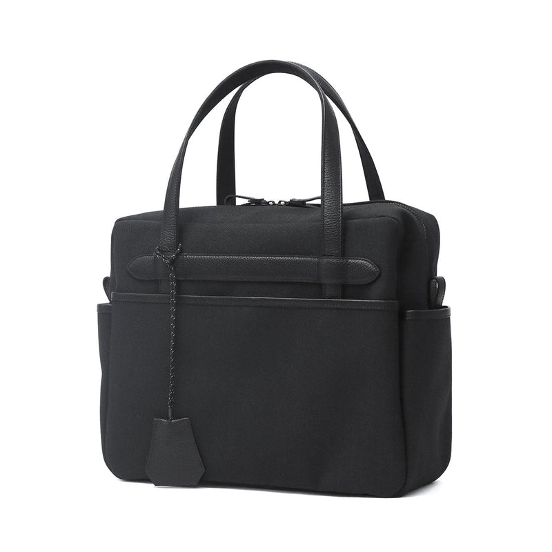 ザソールビスメイドバイフラソリティ ビジネスバッグ メンズ レディース 大容量 THE SOLE BIS made by Flathority 無地 A4 キャンバス 自立 撥水 通勤 ブランド ビジネス 日本製 キャンバスレザー ブリーフケース STEVE