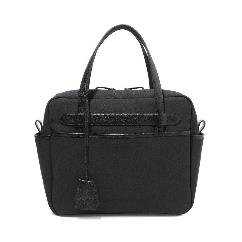 ザソールビスメイドバイフラソリティ ビジネスバッグ メンズ レディース 大容量 THE SOLE BIS made by Flathority 無地 A4 キャンバス 自立 撥水 通勤 ブランド ビジネス 日本製 キャンバスレザー ブリーフケース STEVE