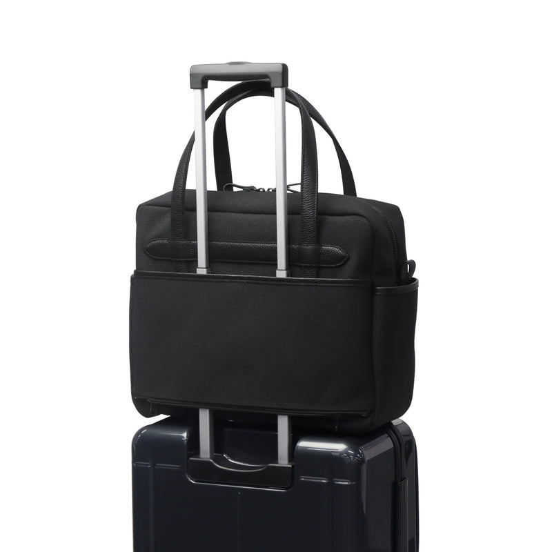 ザソールビスメイドバイフラソリティ ビジネスバッグ メンズ レディース 大容量 THE SOLE BIS made by Flathority 無地 A4 キャンバス 自立 撥水 通勤 ブランド ビジネス 日本製 キャンバスレザー ブリーフケース STEVE