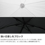 白の頂 折りたたみ傘 レディース 晴雨兼用 軽量 大きい SHIRONOITADAKI 日傘 雨傘 折りたたみ おしゃれ 完全遮光 遮光率100％ Radi-Cool UVカット100％ 遮熱 ワイド INSIDE SERIES インサイド 60cm LDSI-I-60PM