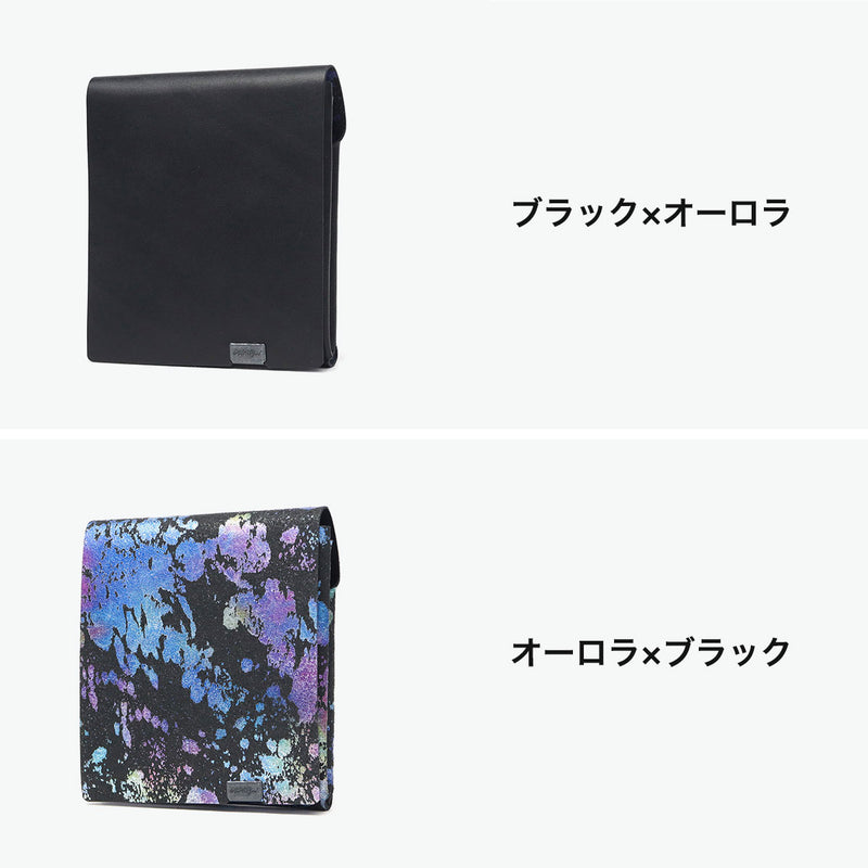 所作 財布 メンズ レディース コンパクト 三つ折り Shosa ブランド 本革 レザー 革 おしゃれ コンパクト 軽い カード入れ 男性 女性 小銭入れあり 日本製 オーロラ Aurora ショートウォレット2.0