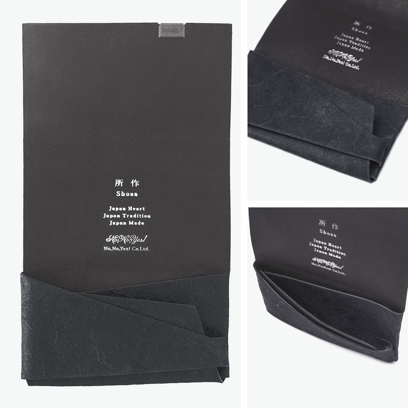 所作 カードケース メンズ レディース スリム 本革 Shosa ブランド 薄型 薄い 日本製 名刺入れ 名刺 カード入れ 和風 和 軽量 軽い ビジネス レザー 革 牛革 おしゃれ 経年変化 コンパクト 三つ折り 和紙