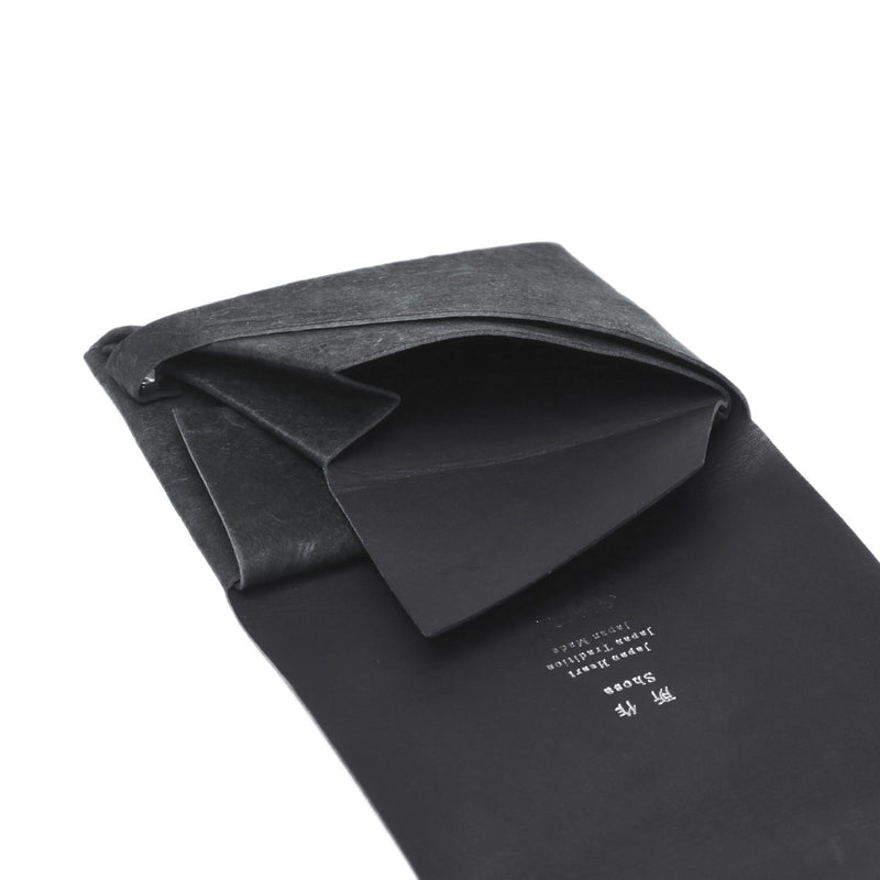 所作 財布 メンズ レディース Shosa 三つ折り 3つ折り ブランド 薄い 薄型 コンパクト 小銭入れ サイフ 折財布 ウォレット 革 本革 レザー 日本製 和風 和 経年変化 軽量 おしゃれ 和紙 ショートウォレット1.0