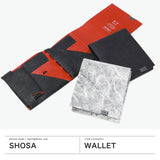 所作 財布 メンズ レディース Shosa 三つ折り 3つ折り ブランド 薄い 薄型 コンパクト 小銭入れ サイフ 折財布 ウォレット 革 本革 レザー 日本製 和風 和 経年変化 軽量 おしゃれ 和紙 ショートウォレット2.0