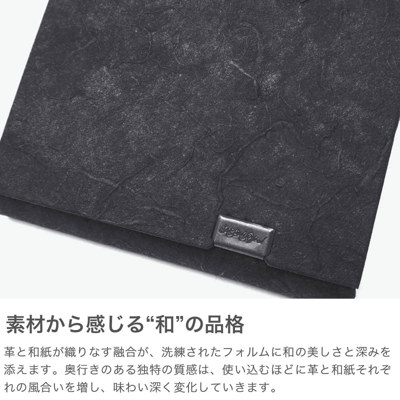 所作 財布 メンズ レディース Shosa 三つ折り 3つ折り ブランド 薄い 薄型 コンパクト 小銭入れ サイフ 折財布 ウォレット 革 本革 レザー 日本製 和風 和 経年変化 軽量 おしゃれ 和紙 ショートウォレット2.0