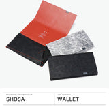 所作 長財布 メンズ レディース 薄い Shosa かぶせ ブランド 本革 革 レザー 牛革 日本製 革財布 財布 サイフ 小銭入れ 軽量 おしゃれ 和 和風 経年変化 シンプル ユニセックス 和紙 ロングウォレット