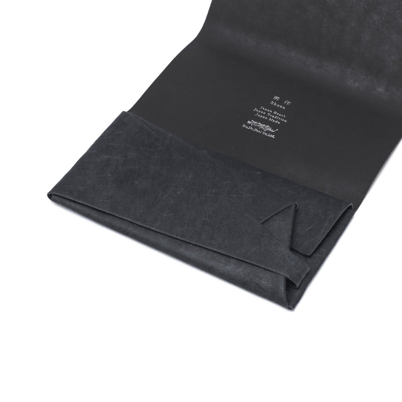 所作 長財布 メンズ レディース 薄い Shosa かぶせ ブランド 本革 革 レザー 牛革 日本製 革財布 財布 サイフ 小銭入れ 軽量 おしゃれ 和 和風 経年変化 シンプル ユニセックス 和紙 ロングウォレット