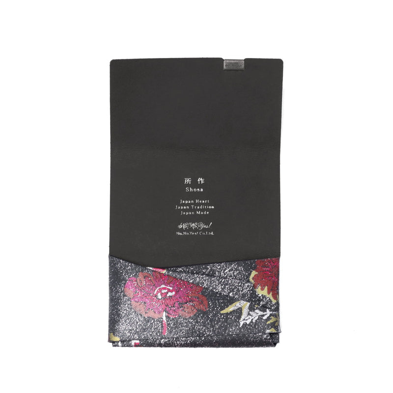 所作 カードケース メンズ レディース スリム 本革 Shosa 名刺入れ ブランド 薄型 薄い 日本製 名刺 カード入れ カード 軽量 軽い ビジネス レザー 革 牛革 おしゃれ 花 花柄 経年変化 コンパクト 刺繍模様