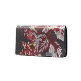 所作 コインケース メンズ レディース 革 Shosa ブランド 小銭入れ 小銭 薄い 薄型 コンパクト スリム 財布 ミニ財布 小さい 軽量 軽い かぶせ カード 本革 レザー 花 花柄 三つ折り 日本製 刺繍模様