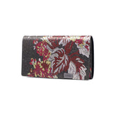 所作 コインケース メンズ レディース 革 Shosa ブランド 小銭入れ 小銭 薄い 薄型 コンパクト スリム 財布 ミニ財布 小さい 軽量 軽い かぶせ カード 本革 レザー 花 花柄 三つ折り 日本製 刺繍模様