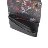 所作 コインケース メンズ レディース 革 Shosa ブランド 小銭入れ 小銭 薄い 薄型 コンパクト スリム 財布 ミニ財布 小さい 軽量 軽い かぶせ カード 本革 レザー 花 花柄 三つ折り 日本製 刺繍模様