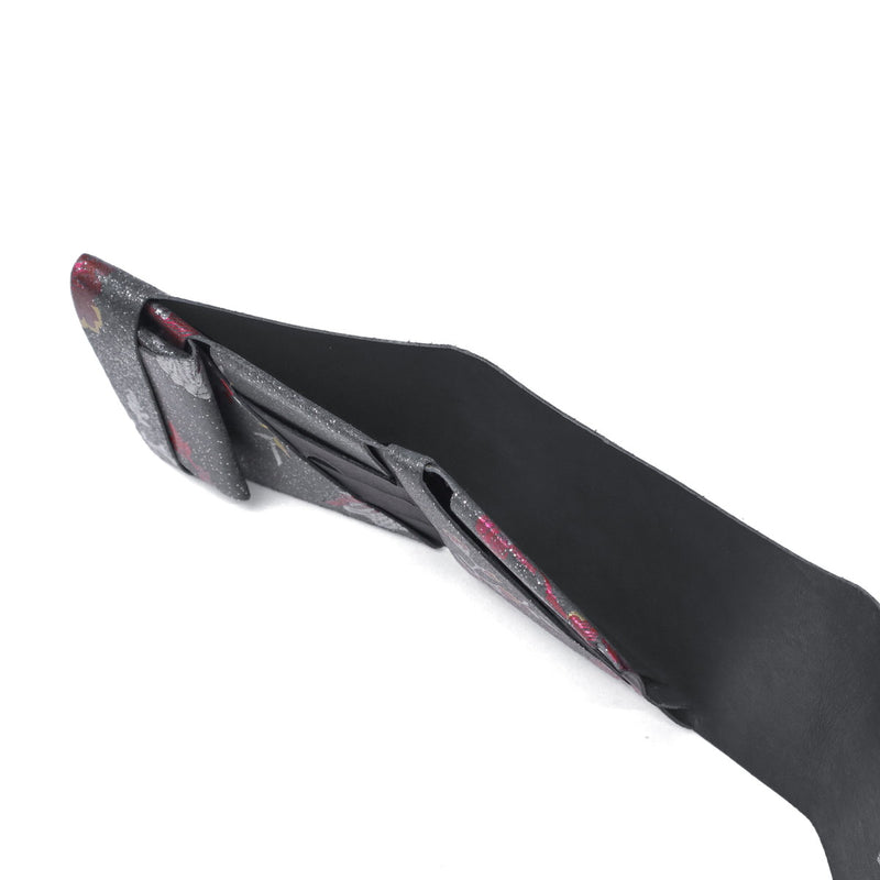 所作 財布 メンズ レディース Shosa 三つ折り 3つ折り ブランド 薄い 薄型 コンパクト 小銭入れ サイフ 折財布 ウォレット 革 本革 革財布 レザー 日本製 花 花柄 和 刺繍模様 ショートウォレット2.0