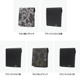 所作 三つ折り財布 メンズ レディース 財布 Shosa ブランド おしゃれ 日本製 本革 折財布 小銭入れ 薄型 薄い スリム 和風 和 柄 レザー 牛革 経年変化 軽量 雨 花 土 ワルツ 太陽 星 月 ショートウォレット2.0