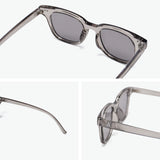 サンカク サングラス メンズ レディース SUNKAK メガネ ブランド 薄い色 色 UVカット 紫外線カット 運転 おしゃれ かっこいい ウェリントン 軽い 軽量 クリアカラー TYPE 2 CLEAR BLACK 2025 2ND