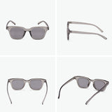 サンカク サングラス メンズ レディース SUNKAK メガネ ブランド 薄い色 色 UVカット 紫外線カット 運転 おしゃれ かっこいい ウェリントン 軽い 軽量 クリアカラー TYPE 2 CLEAR BLACK 2025 2ND