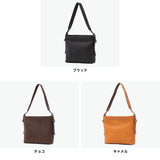 【当店限定モデル】 別注 SLOW ショルダーバッグ メンズ レディース 斜めがけバッグ 大きめ 大きい おしゃれ スロウ ショルダー バッグ メンズバッグ A4 ブランド 本革 革 レザー 軽量 軽い 大人 ファスナー 自立 黒 rubono 300S11502