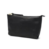 SLOW ポーチ メンズ レディース 小物入れ ブランド レザー Mサイズ スロウ マチ付き マチ 革 本革 おしゃれ シンプル ギフト プレゼント ファスナー 黒 日本製 bono Pouch M 300S17C