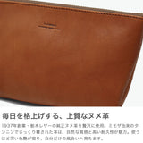 SLOW ポーチ メンズ レディース 小物入れ ブランド レザー Mサイズ スロウ マチ付き マチ 革 本革 おしゃれ シンプル ギフト プレゼント ファスナー 黒 日本製 bono Pouch M 300S17C