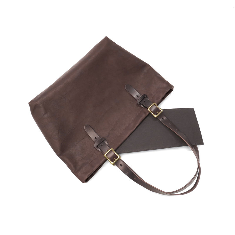 【当店限定モデル】 別注 SLOW トートバッグ メンズ レディース 大きめ A4 A4サイズ スロウ トート バッグ 革 本革 カジュアル ブランド ビジネス 通勤 大容量 軽量 軽い おしゃれ 自立 横 横型 日本製 ファスナー式 無地 rubono 300S26C