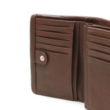 ソラチナ 二つ折り財布 メンズ レディース ブランド 大容量 軽量 SOLATINA 財布 本革 レザー 札 カード入れ 小銭入れあり 小銭入れ仕切り 二つ折 シンプル 大人 FUKURO series 袋縫いミドルウォレット SW-60101