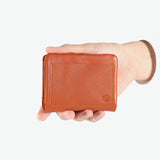 ソラチナ 二つ折り財布 メンズ レディース ブランド 軽量 SOLATINA 財布 本革 レザー 札 カード入れ 小銭入れあり 二つ折 コンパクト シンプル 大人 FUKURO series 袋縫いコンパクトウォレット SW-60102