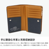 ソラチナ 二つ折り財布 メンズ レディース 札 小銭 ファスナー コンパクト SOLATINA 財布 本革 レザー 革 小銭入れ 札入れ カード入れ 仕切りあり パスケース付き 牛革 College series ミドルウォレット SW-39602