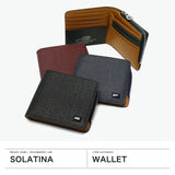 ソラチナ 二つ折り財布 メンズ レディース コンパクト SOLATINA 財布 本革 レザー 革 小銭入れ 札入れ カード入れ シンプル カジュアル 二つ折り 大人 College series 2つ折りウォレット SW-39603