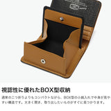 ソラチナ 二つ折り財布 メンズ レディース box型小銭入れ コンパクト SOLATINA 財布 小さい 本革 小銭入れあり ブランド 大人 カウレザー College series コンパクト2つ折り ウォレット SW-39608