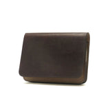 Slow wallet Slow CORDOVAN Mini WALLET Mini Wallet Bi -fold Wallet Mini Wallet Flap Wear Genuine Leather Cordovan Leather Made in Japan Men's Ladies SO775J