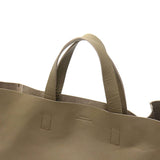 Slow Tote Bag Men's Ladies Slow Genuine Leather Leather Tochigi Leather Casual Brand Lightweight Light B5 Fashionable Simple Shrink Leather EMBOSSING LEATHER TOTE BAG S Made in Japan 300S135J