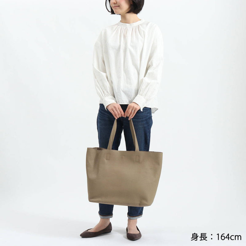 Slow Tote Bag Men's Ladies Large A4 Brand SLOW Genuine Leather Leather Tochigi Leather Tote Casual Fashionable Simple Shrink Leather EMBossing Leather Tote Bag M made in Japan 300S134J