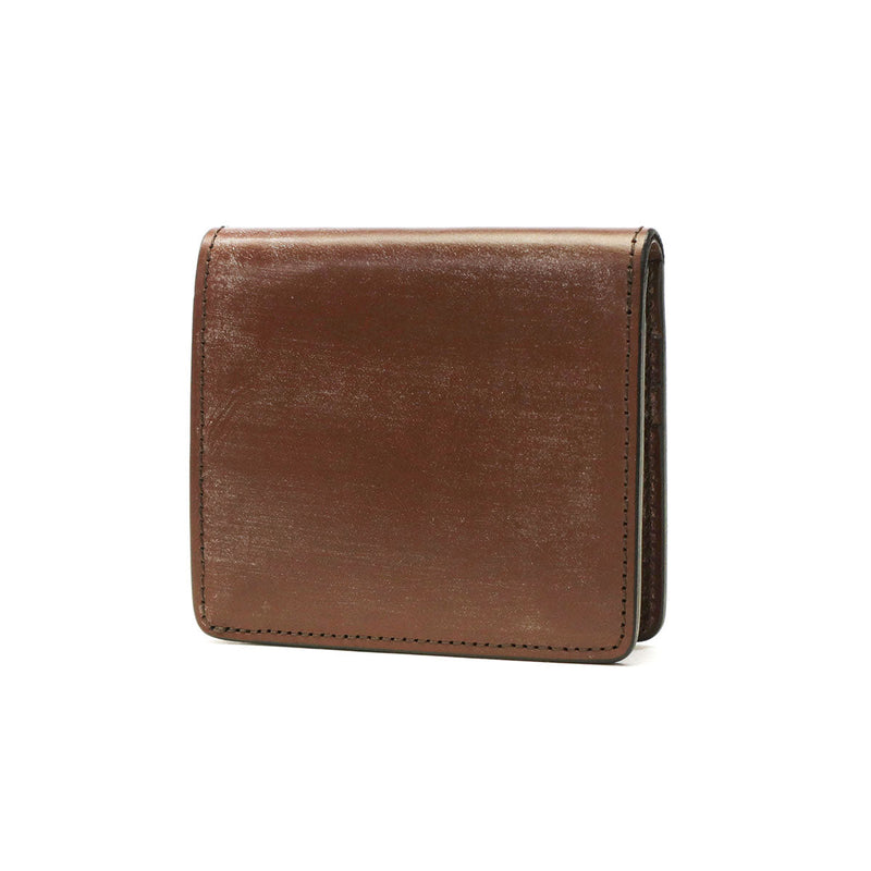 Slow wallet Bi -fold SLOW BRIDLE Mini WALLET Bi -fold wallet Box -type coin purse genuine leather bridle leather brand men's ladies made in Japan