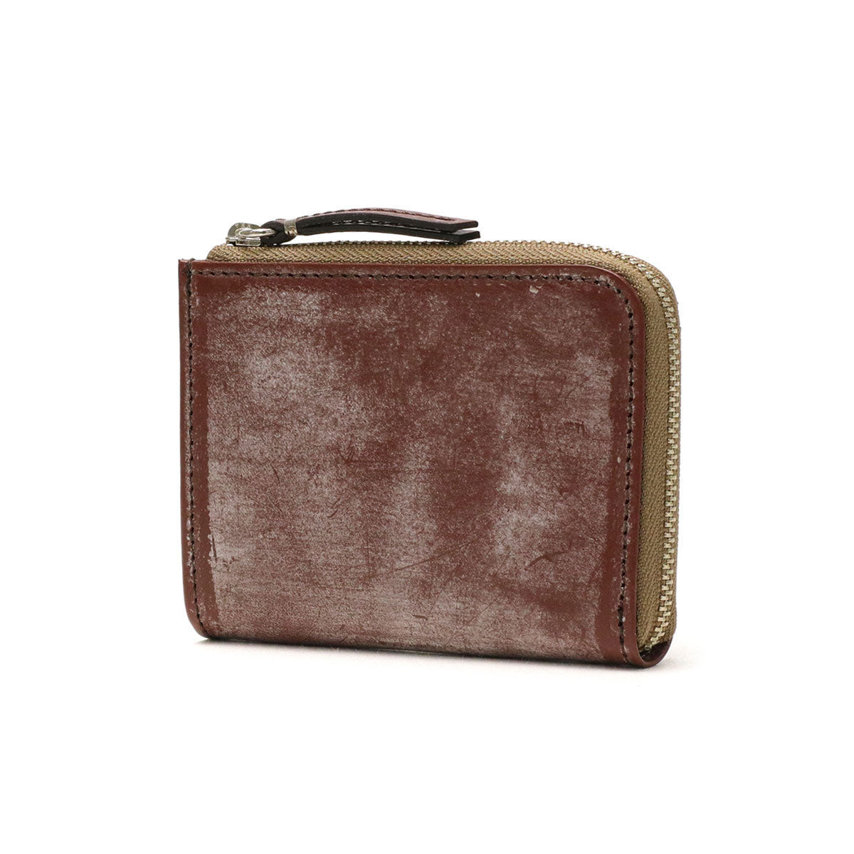 Slow wallet Slow Bridle bridle mini wallet L -shaped zipper