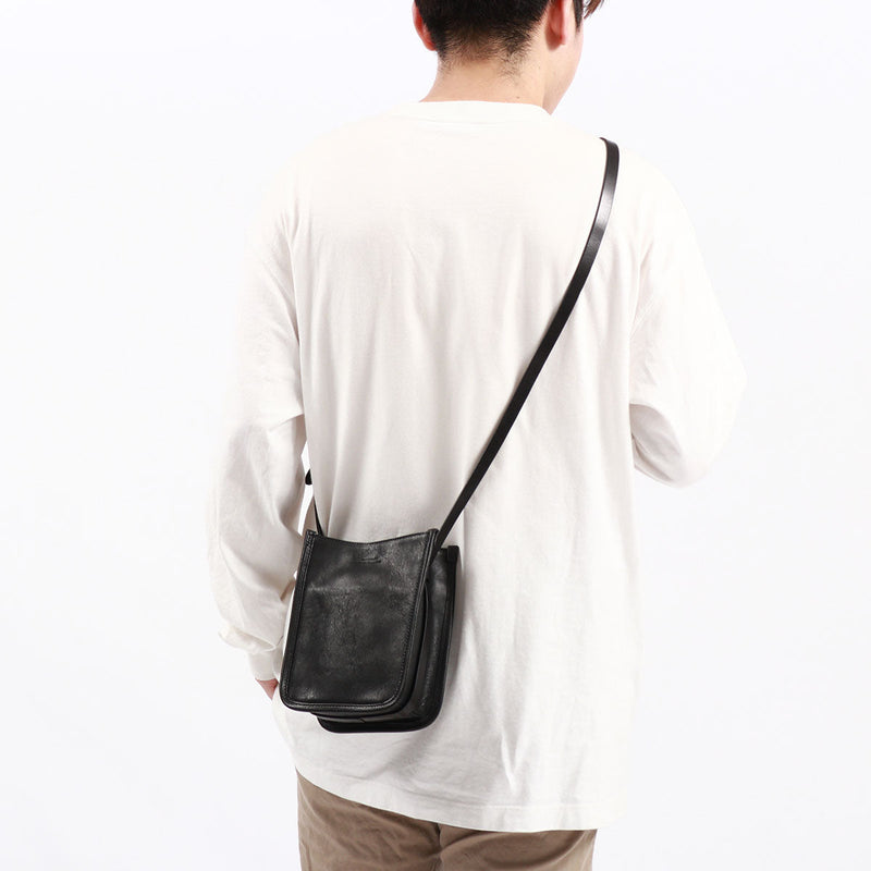 スロウ ショルダーバッグ SLOW bono ボーノ square shoulder bag S バッグ ミニショルダーバッグ 斜めがけ スクエア 縦型 軽量 革 小さめ 日本製 メンズ レディース 858S06L