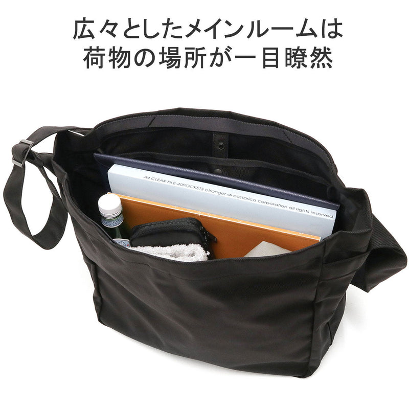 スロウ ショルダーバッグ SLOW ballistic air -box shoulder bag- ショルダー バッグ 斜めがけ A4 B4 大容量 大きめ 軽量 ナイロン 撥水 横型 日本製 大人 メンズ レディース 868S00L