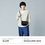 SLOW ショルダーバッグ メンズ レディース 斜めがけバッグ スロウ バッグ 斜めがけ ブランド 小さめ コンパクト 本革 革 レザー おしゃれ 大人 軽量 ショルダー 日本製 A5 Cb Mail Bag 858S55R