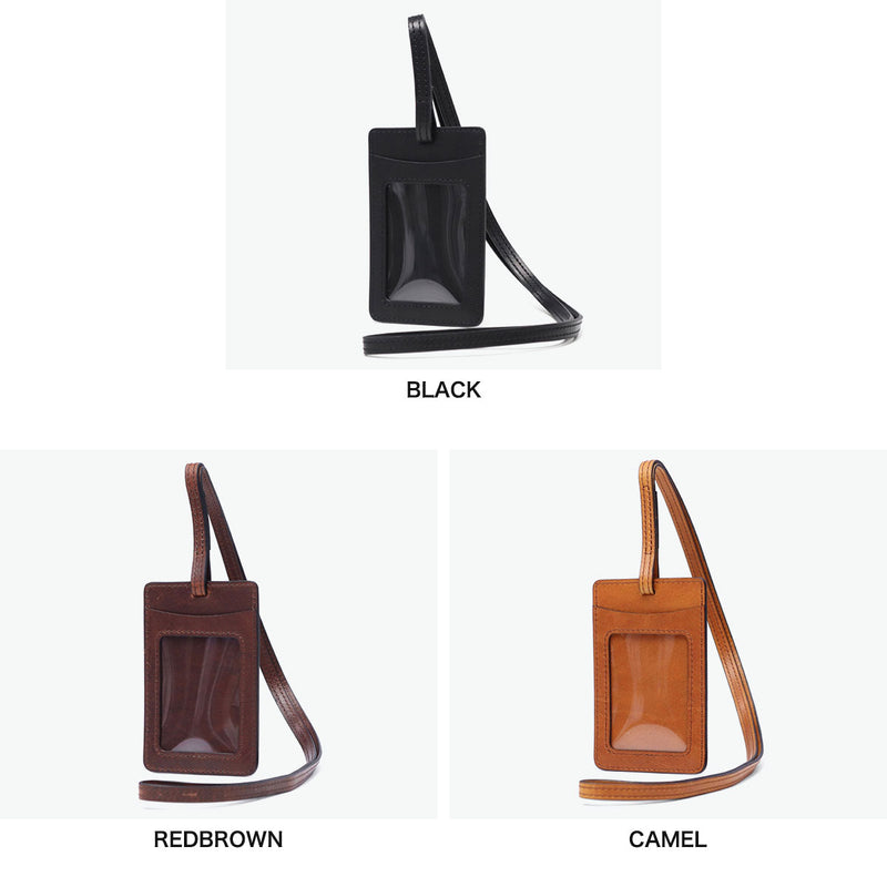 SLOW IDケース 本革 縦 首掛け スロウ 革 レザー 牛革 ストラップ IDカード カードホルダー ブランド おしゃれ シンプル 社員証 カード 吊り下げ 革小物 大人 ギフト 日本製 herbie ID case SO926R