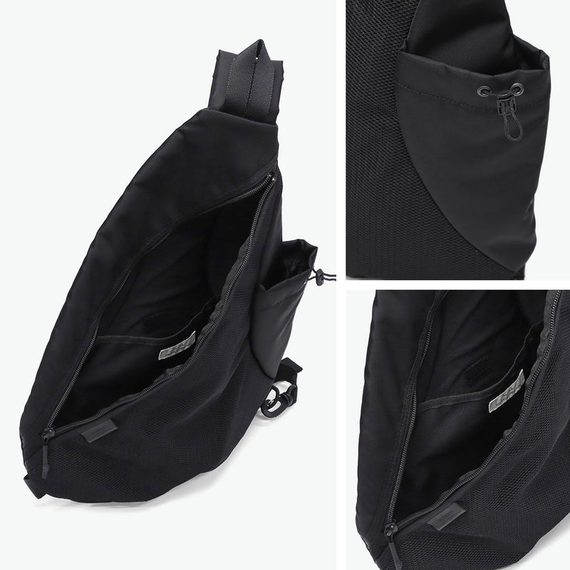 SLOW ボディバッグ メンズ レディース 大きめ スロウ バッグ ブランド ナイロン 斜めがけバッグ 大人 軽量 軽い トライアングル 三角 ショルダーバッグ 弱撥水 おしゃれ B5 Nylon Triangle Shoulder Bag 858S63R