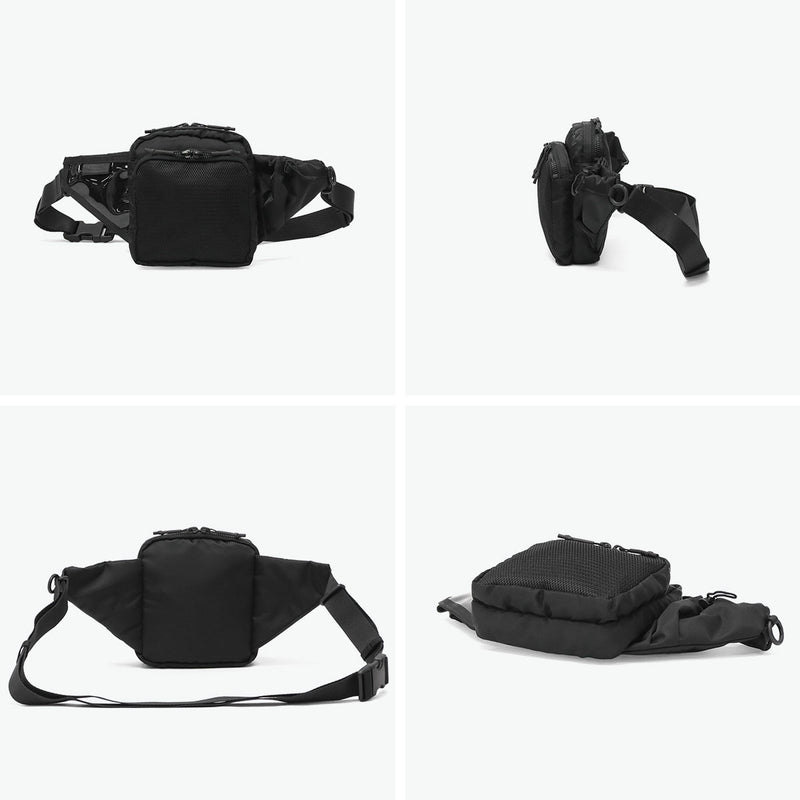 SLOW ボディバッグ メンズ レディース 小さめ スロウ バッグ ブランド ナイロン 斜めがけ 斜めがけバッグ ショルダー 大人 軽量 軽い 弱撥水 横型 おしゃれ シンプル カジュアル Nylon Body Shoulder Bag 858S64R