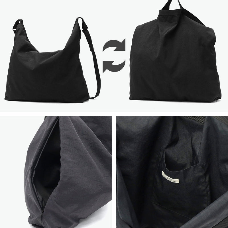 SLOW ショルダーバッグ メンズ レディース スロウ バッグ 大きめ 大きい 大容量 A4 A3 ブランド 斜めがけ かっこいい 大人 軽量 軽い ナイロン トートバッグ 手持ち 日本製 Packer 2way Shoulder Bag L 586S138P