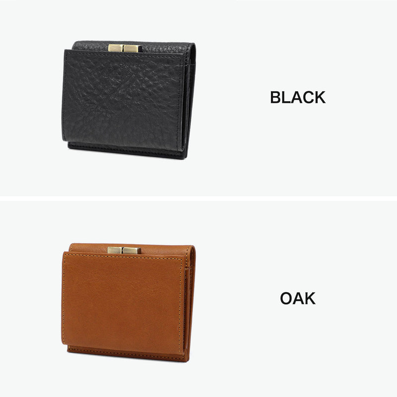 SLOW 二つ折り財布 メンズ レディース ブランド スロウ 財布 本革 小さい 小さめ 小銭入れあり ミニ財布 コンパクト 軽量 軽い レザー 牛革 がま口 日本製 bono clasp mini wallet 333S130L