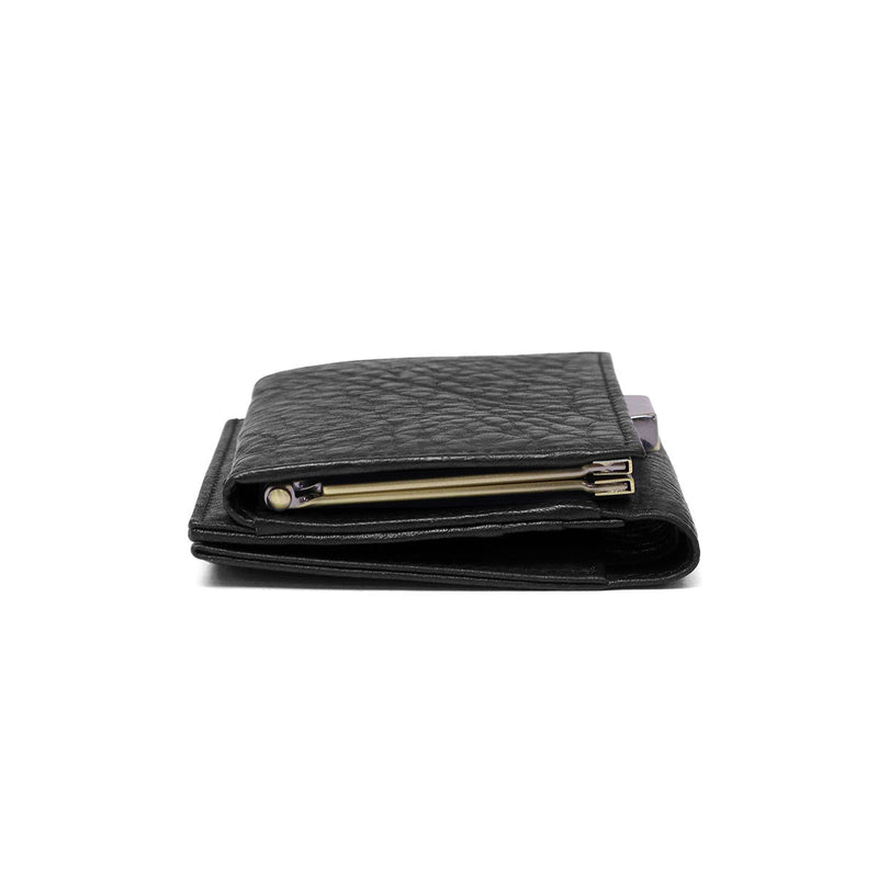 SLOW 二つ折り財布 メンズ レディース ブランド スロウ 財布 本革 小さい 小さめ 小銭入れあり ミニ財布 コンパクト 軽量 軽い レザー 牛革 がま口 日本製 bono clasp mini wallet 333S130L