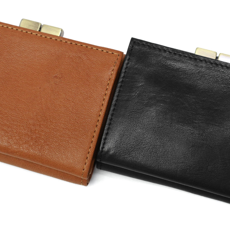 SLOW 三つ折り財布 メンズ レディース ブランド がま口 スロウ 財布 本革 小さい 小さめ 小銭入れあり ミニ財布 コンパクト 軽量 軽い レザー 牛革 ウォレット 日本製 bono clasp trifold wallet 333S131L