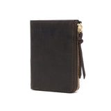 SLOW 二つ折り財布 メンズ レディース ブランド box型小銭入れ スロウ 財布 L字ファスナー ジップ 本革 小銭入れあり 軽量 軽い レザー クーズー革 日本製 kudu Lzip short wallet 333S82I